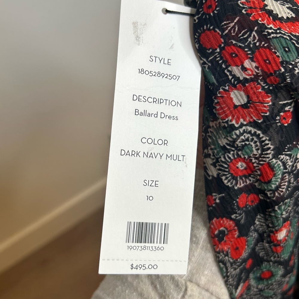 NWT Veronica Beard Ballard One Shoulder Ruched Dress 10 - Picture 11 of 13